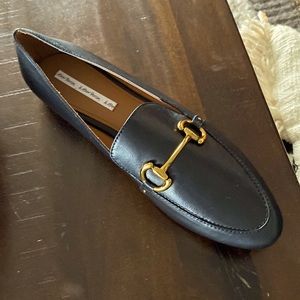 Equestrian buckle loafers